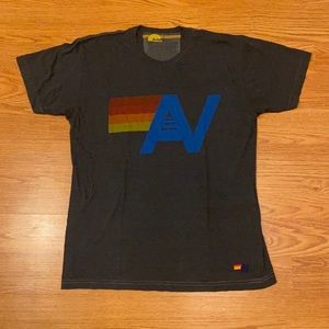AVN logo tee. Charcoal